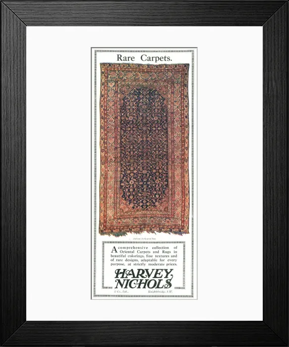 Framed Print : Harvey Nichols and Co Advertisement Framed Print : Harvey Nichols and Co Advertisement