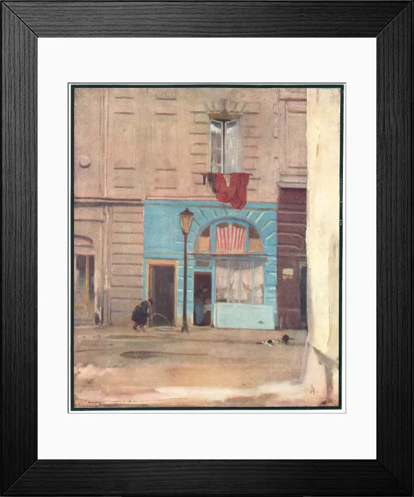 Framed Print : La Blanchisserie De La Place Margot Framed Print : La Blanchisserie De La Place Margot