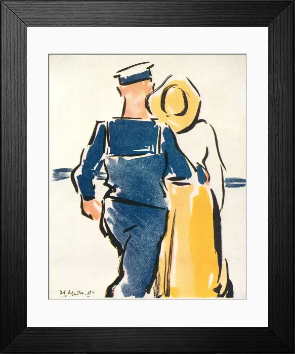 Framed Print : Jack and Tommy Illustration Framed Print : Jack and Tommy Illustration