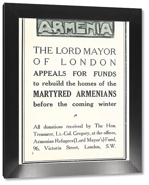 Armenian Refugee Advertisement