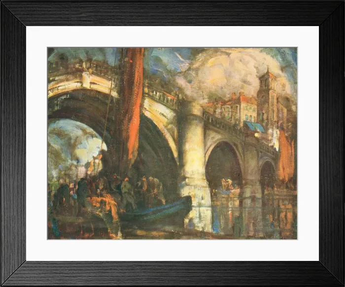 Framed Print : Richmond Bridge, London Framed Print : Richmond Bridge, London