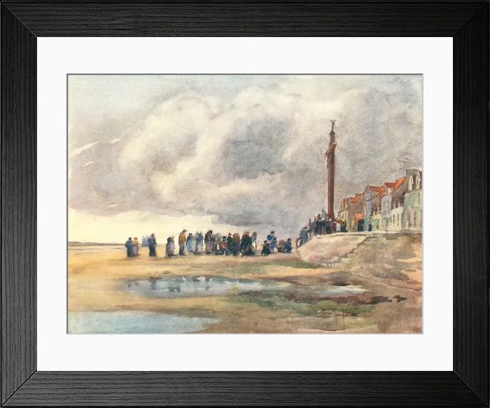 Framed Print : Prayer For The Fishermen, Etaples Framed Print : Prayer For The Fishermen, Etaples