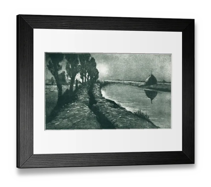 Framed Print : Star Shells On The Yser Framed Print : Star Shells On The Yser
