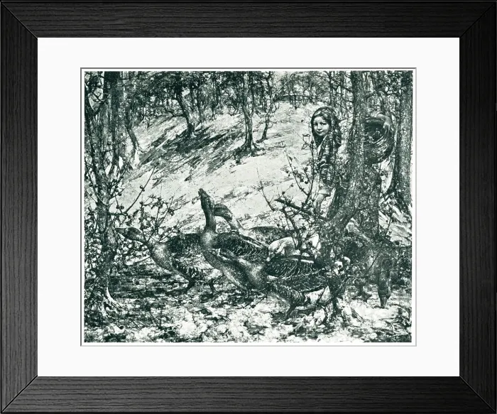 Framed Print : A Gaggle of Geese Framed Print : A Gaggle of Geese