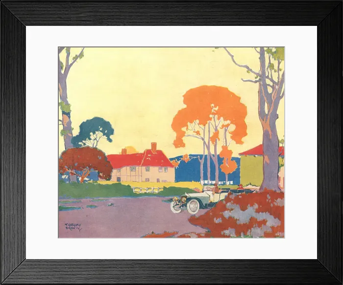 Framed Print : Near Basingstoke, Hants Framed Print : Near Basingstoke, Hants