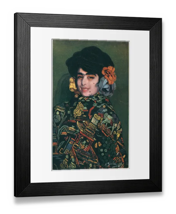 Framed Print : Spanish Girl