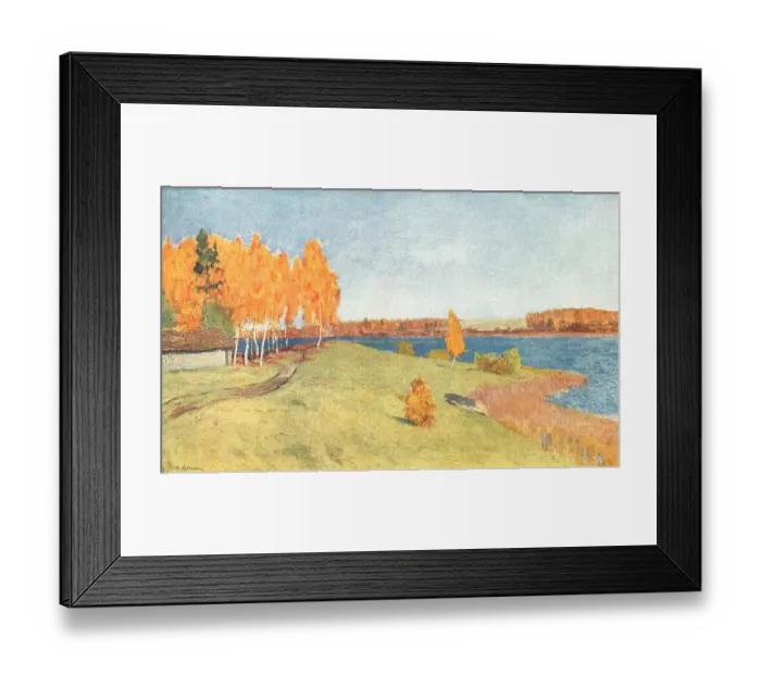 Framed Print : River Scene