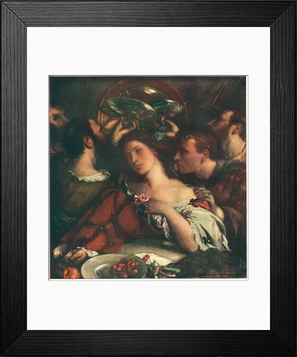 Framed Print : Tibullus In The House Of Delia Framed Print : Tibullus In The House Of Delia