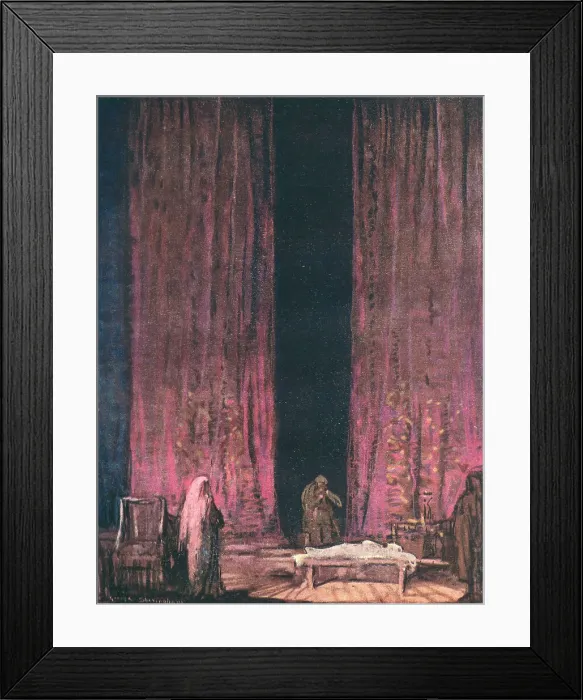 Framed Print : Hamlet Scene Framed Print : Hamlet Scene