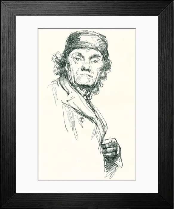 Framed Print : A French Peasant Framed Print : A French Peasant