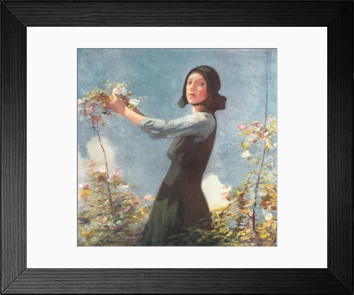 Framed Print : Garden Girl Framed Print : Garden Girl
