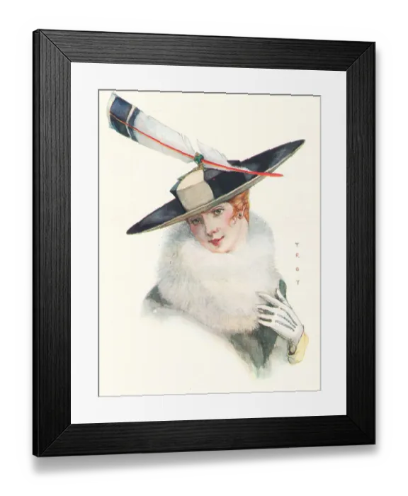 Framed Print : Fashion Illustration Framed Print : Fashion Illustration