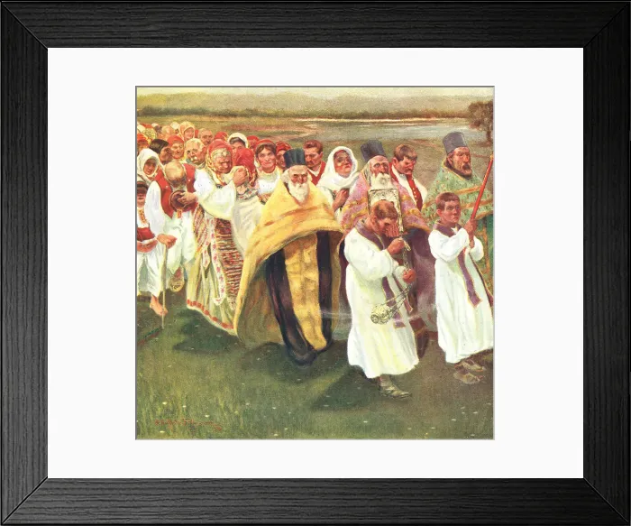 Framed Print : Religious Procession Framed Print : Religious Procession