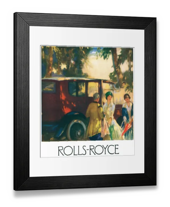 Framed Print : Rolls Royce Advertisement Framed Print : Rolls Royce Advertisement