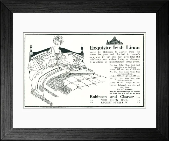 Framed Print : The Linen Hall Advertisement Framed Print : The Linen Hall Advertisement