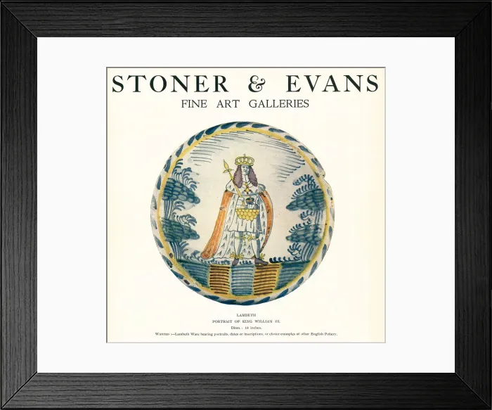 Framed Print : Stoner and Evans Advertisement Framed Print : Stoner and Evans Advertisement