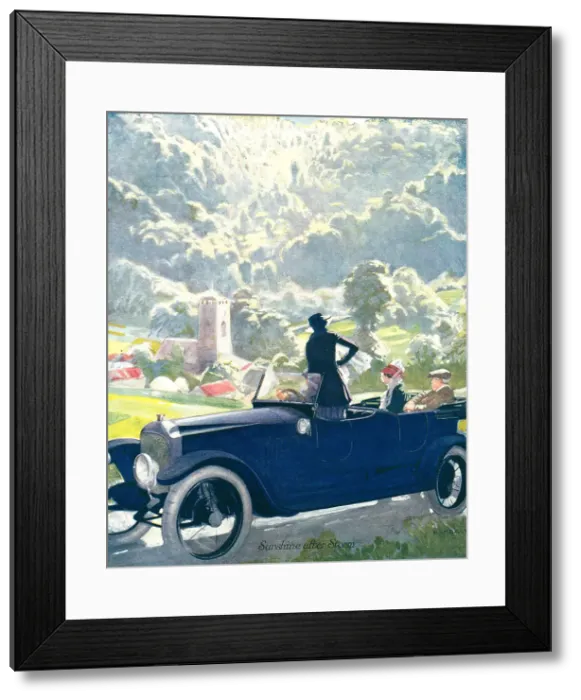 Framed Print : Vauxhall Advertisement Framed Print : Vauxhall Advertisement