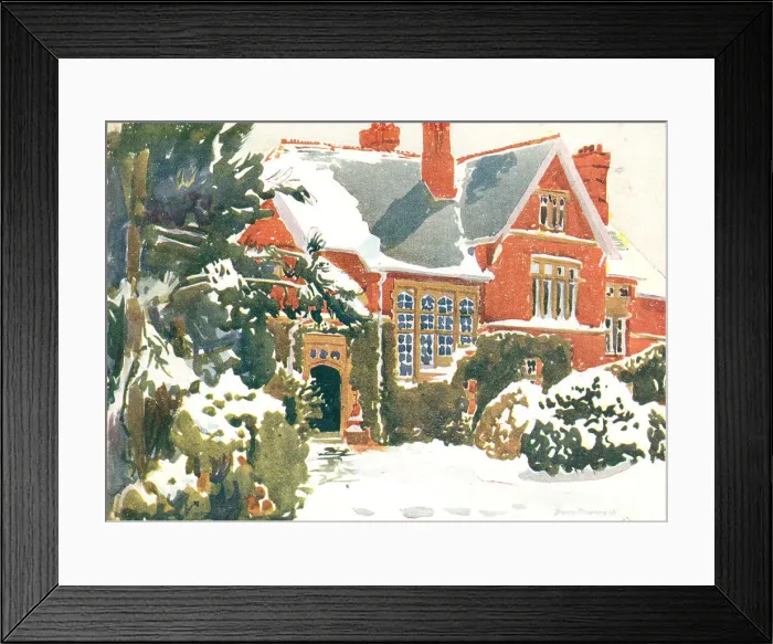 Framed Print : Fine House Framed Print : Fine House