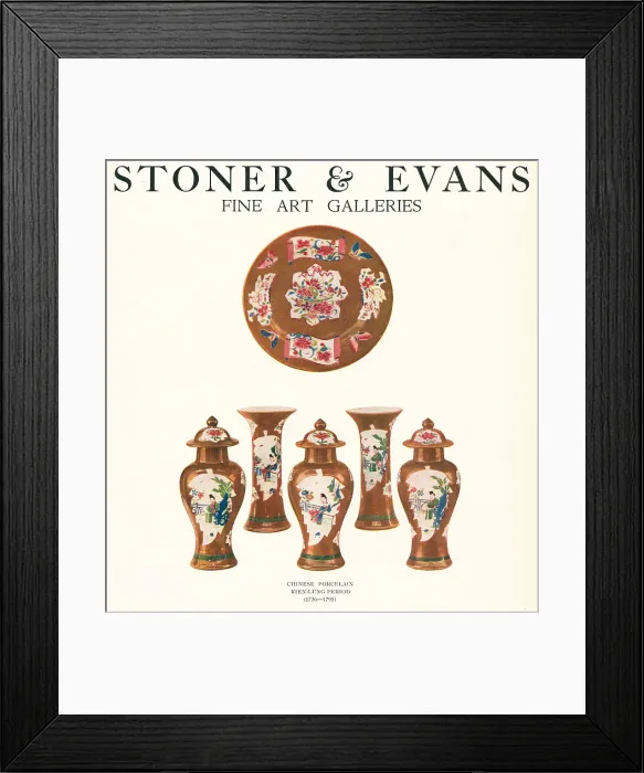 Framed Print : Stoner and Evans Advertisement Framed Print : Stoner and Evans Advertisement