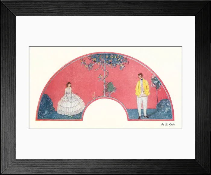 Framed Print : Fan Design Framed Print : Fan Design