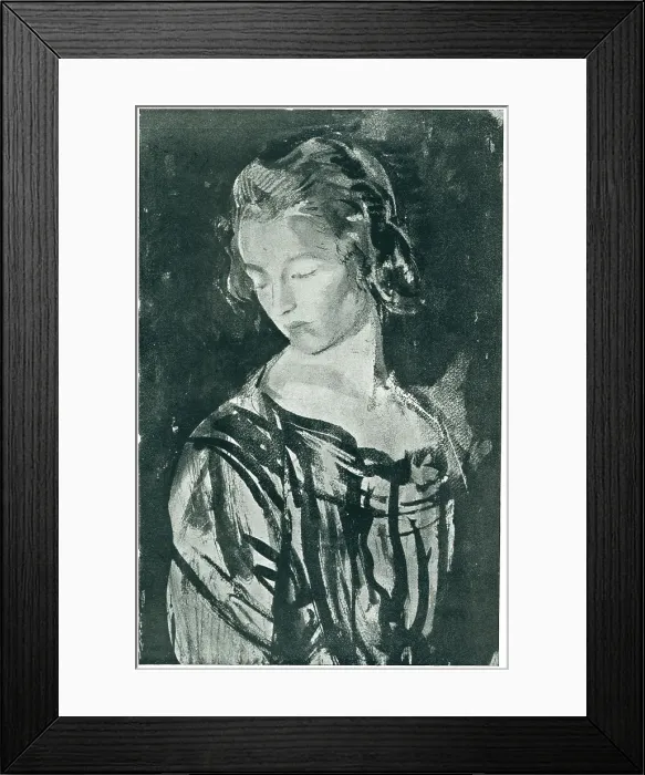 Framed Print : Portrait of a Woman Framed Print : Portrait of a Woman
