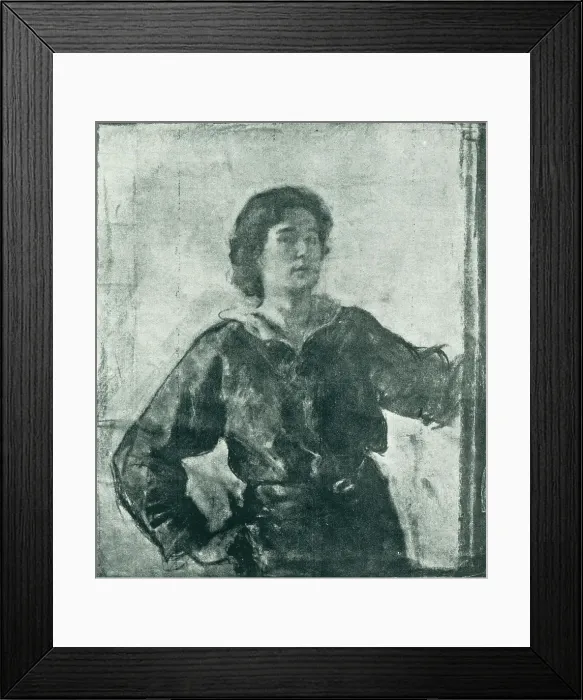 Framed Print : Portrait of a Woman Framed Print : Portrait of a Woman