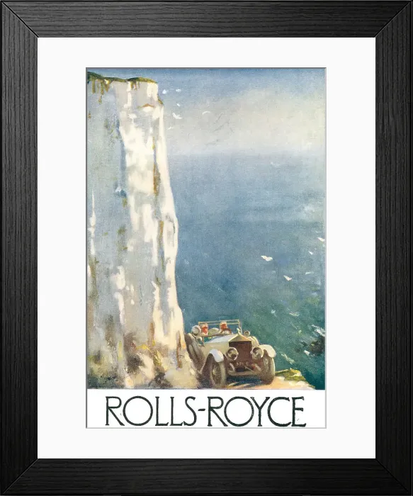 Framed Print : Rolls Royce Advertisement Framed Print : Rolls Royce Advertisement