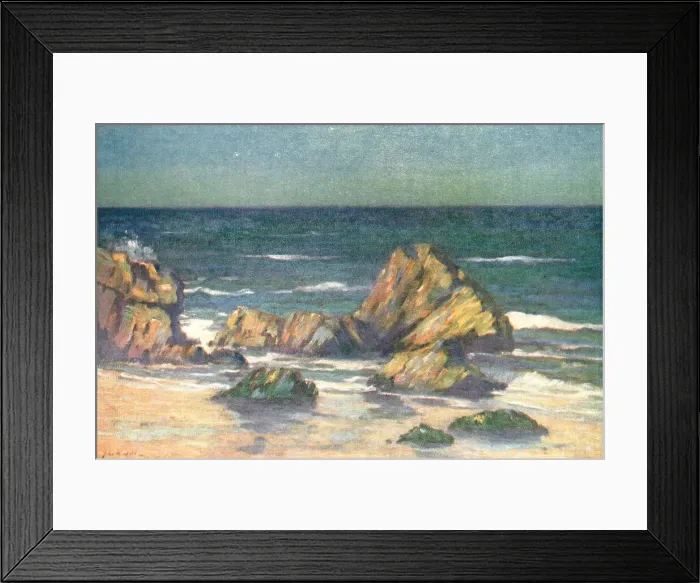 Framed Print : Shoreline Rocks Framed Print : Shoreline Rocks
