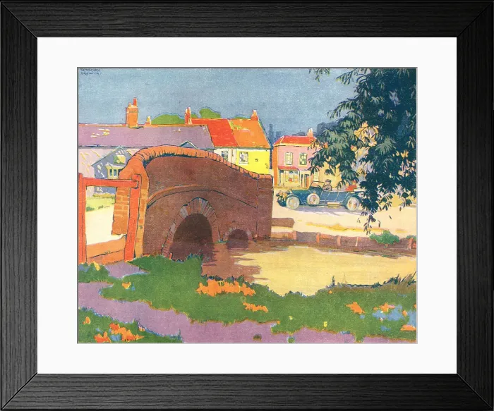 Framed Print : Village of Denham Framed Print : Village of Denham