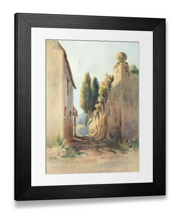 Framed Print : A Street Scene Framed Print : A Street Scene