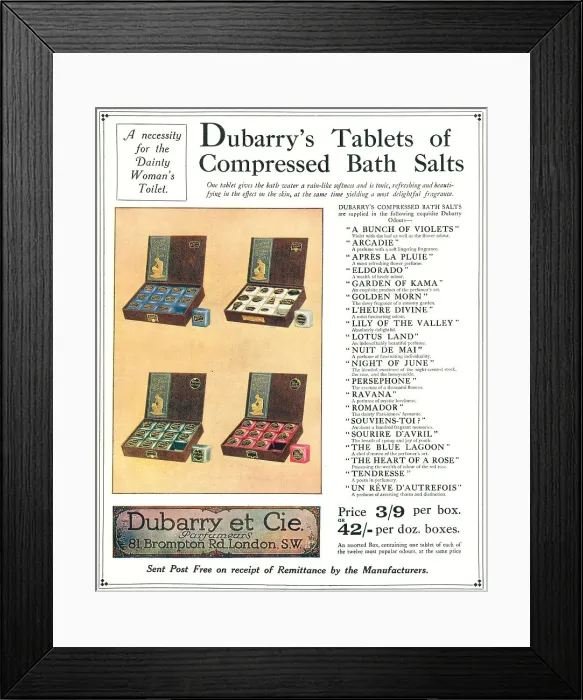 Framed Print : Dubarry et Cie Advertisement Framed Print : Dubarry et Cie Advertisement