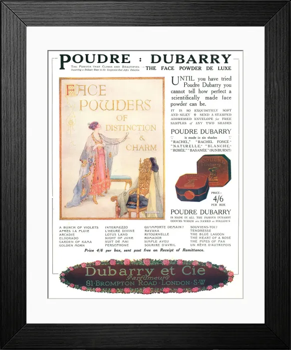 Framed Print : Dubarry et Cie Advertisement Framed Print : Dubarry et Cie Advertisement