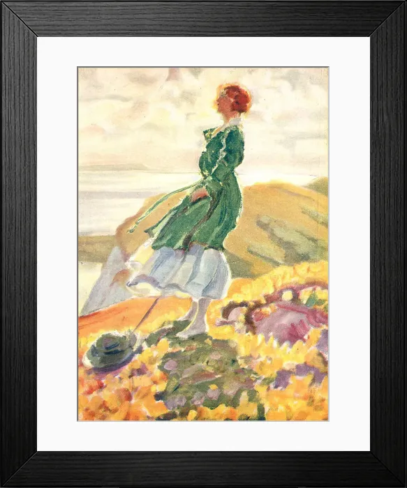 Framed Print : The Green Coat Framed Print : The Green Coat