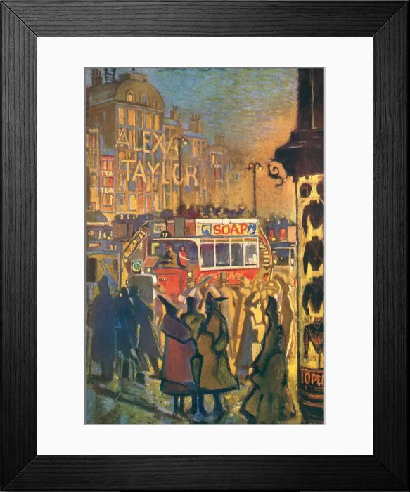 Framed Print : A Visitors Impression Of A London Street Framed Print : A Visitors Impression Of A London Street