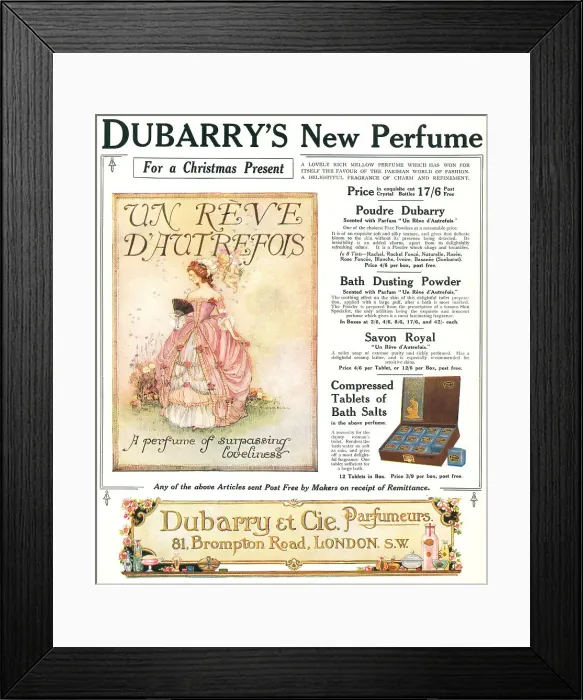 Framed Print : Dubarry et Cie Advertisement Framed Print : Dubarry et Cie Advertisement