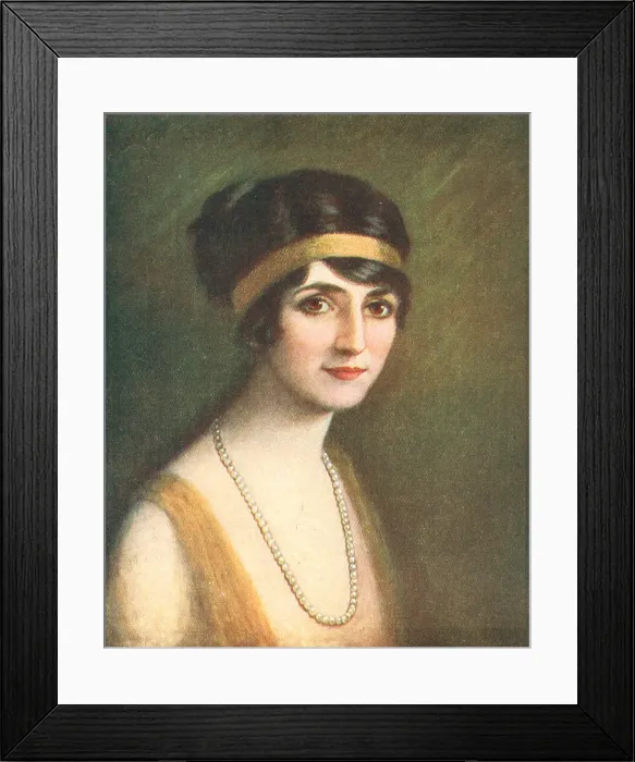 Framed Print : Portrait of a Woman Framed Print : Portrait of a Woman