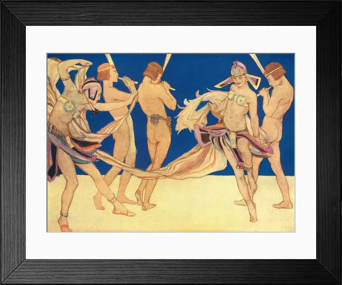 Framed Print : Dancing Women Framed Print : Dancing Women