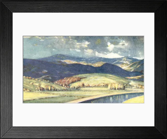 Framed Print : Snow Showers On Malham Moor Framed Print : Snow Showers On Malham Moor