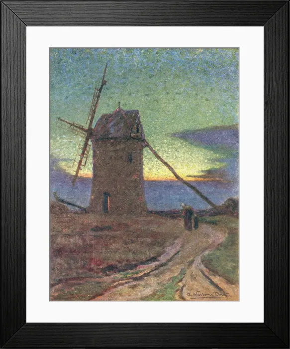 Framed Print : A Mill In France Framed Print : A Mill In France