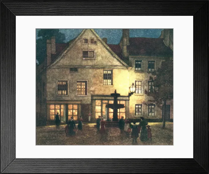 Framed Print : Falaise, By Night Framed Print : Falaise, By Night