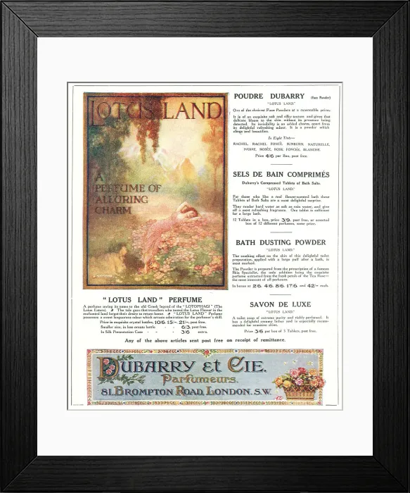 Framed Print : Dubarry et Cie Advertisement Framed Print : Dubarry et Cie Advertisement