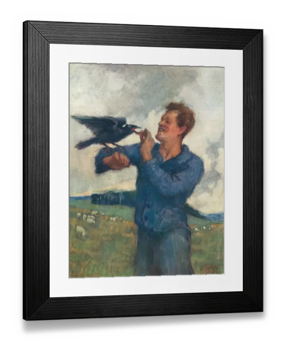 Framed Print : The Man With The Rook Framed Print : The Man With The Rook