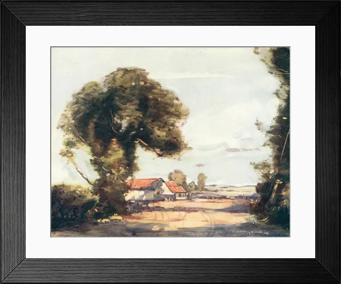 Framed Print : A Sussex Farm