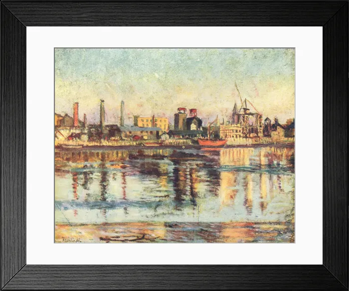 Framed Print : Battersea Factories Framed Print : Battersea Factories