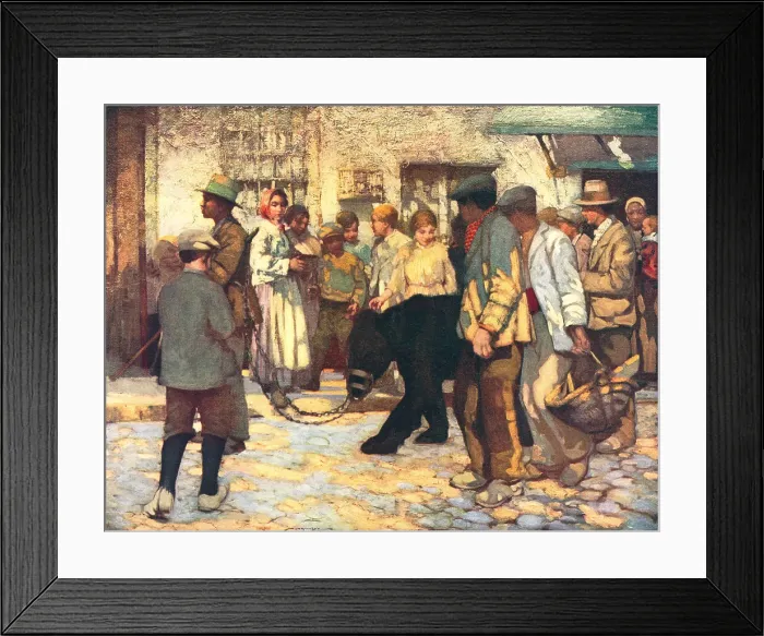Framed Print : The Dancing Bear Framed Print : The Dancing Bear