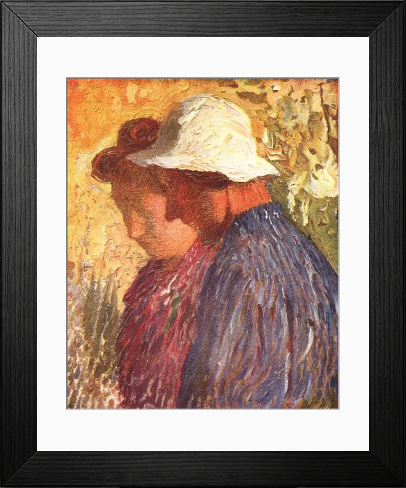 Framed Print : Study. A portrait study painting a man wearing a blue shirt Framed Print : Study. A portrait study painting a man wearing a blue shirt