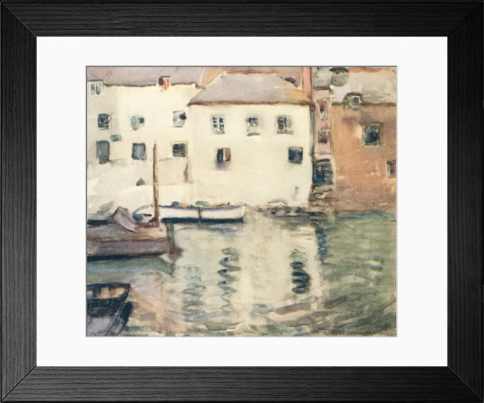 Framed Print : Canal Boats Framed Print : Canal Boats