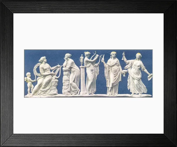 Framed Print : Josiah Wedgwood Plaque Framed Print : Josiah Wedgwood Plaque