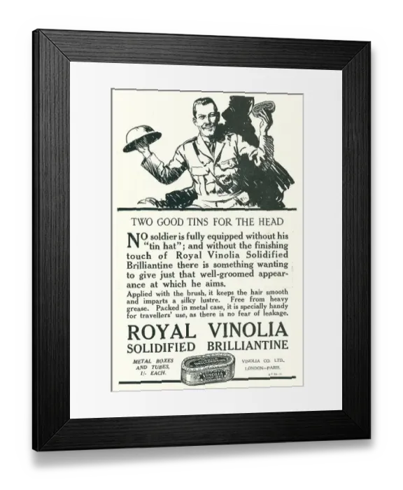 Framed Print : Royal Vinolia Advertisement Framed Print : Royal Vinolia Advertisement