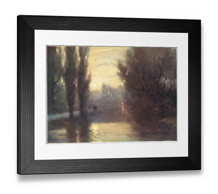 Framed Print : Our River By Moonlight Framed Print : Our River By Moonlight